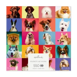 Plenty of Pups 550-Piece Jigsaw Puzzle
