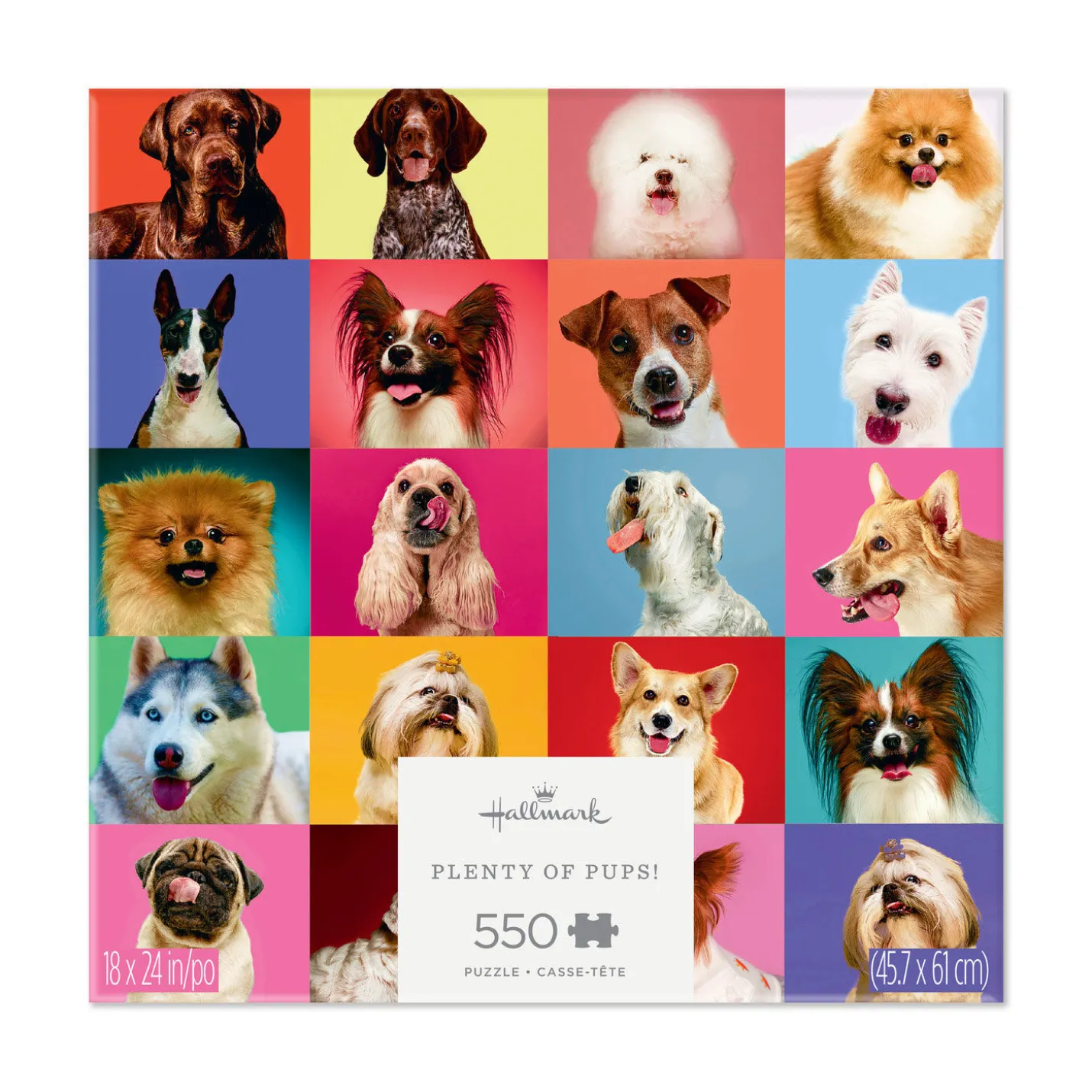 Plenty of Pups 550-Piece Jigsaw Puzzle