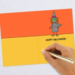 Pointy Witch Hats Funny Halloween Card