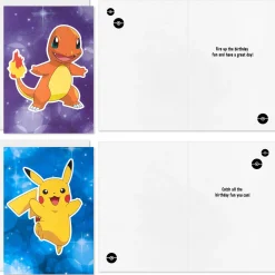 Pokémon Catch All the Fun Assorted Birthday Cards, Pack of 16
