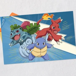 Pokémon You're a Master Trainer Birthday Card for Kids With Fold-Out Poster