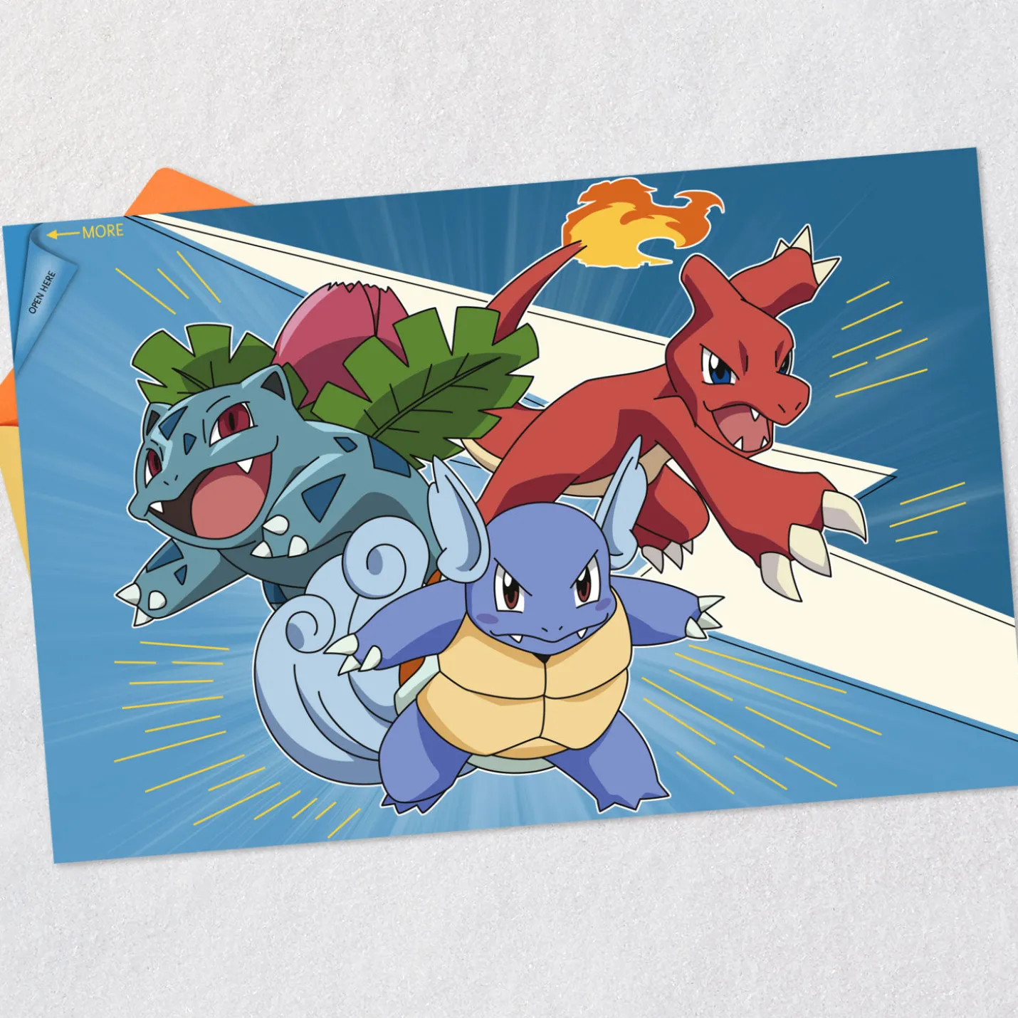 Pokémon You're a Master Trainer Birthday Card for Kids With Fold-Out Poster