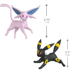 Pokémon Espeon and Umbreon Ornaments, Set of 2