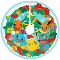 Pokémon Holiday Fabric Tree Skirt, 48"