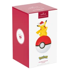 Pokémon Holiday Pikachu Tree Topper With Light, 13.5"