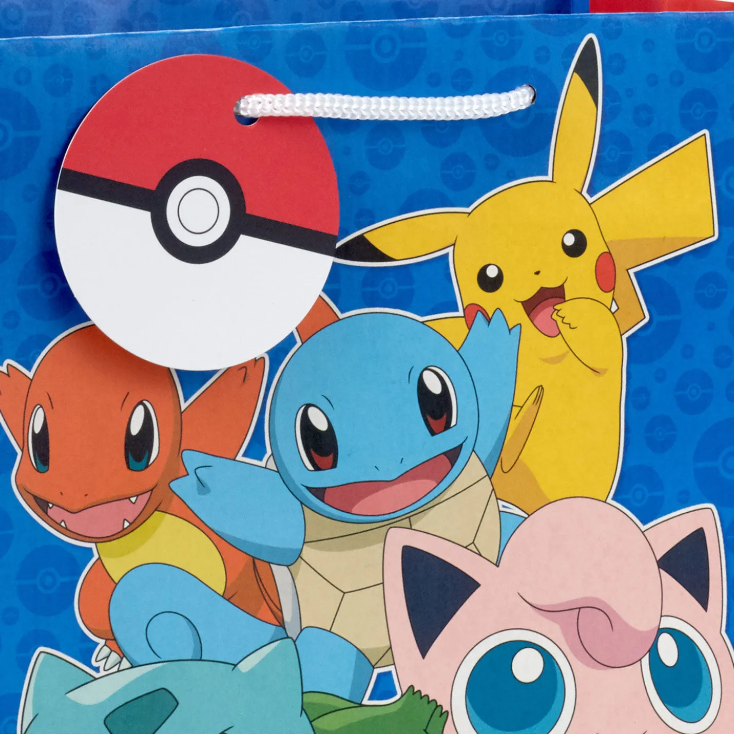 9.6" Pokémon on Blue Medium Gift Bag
