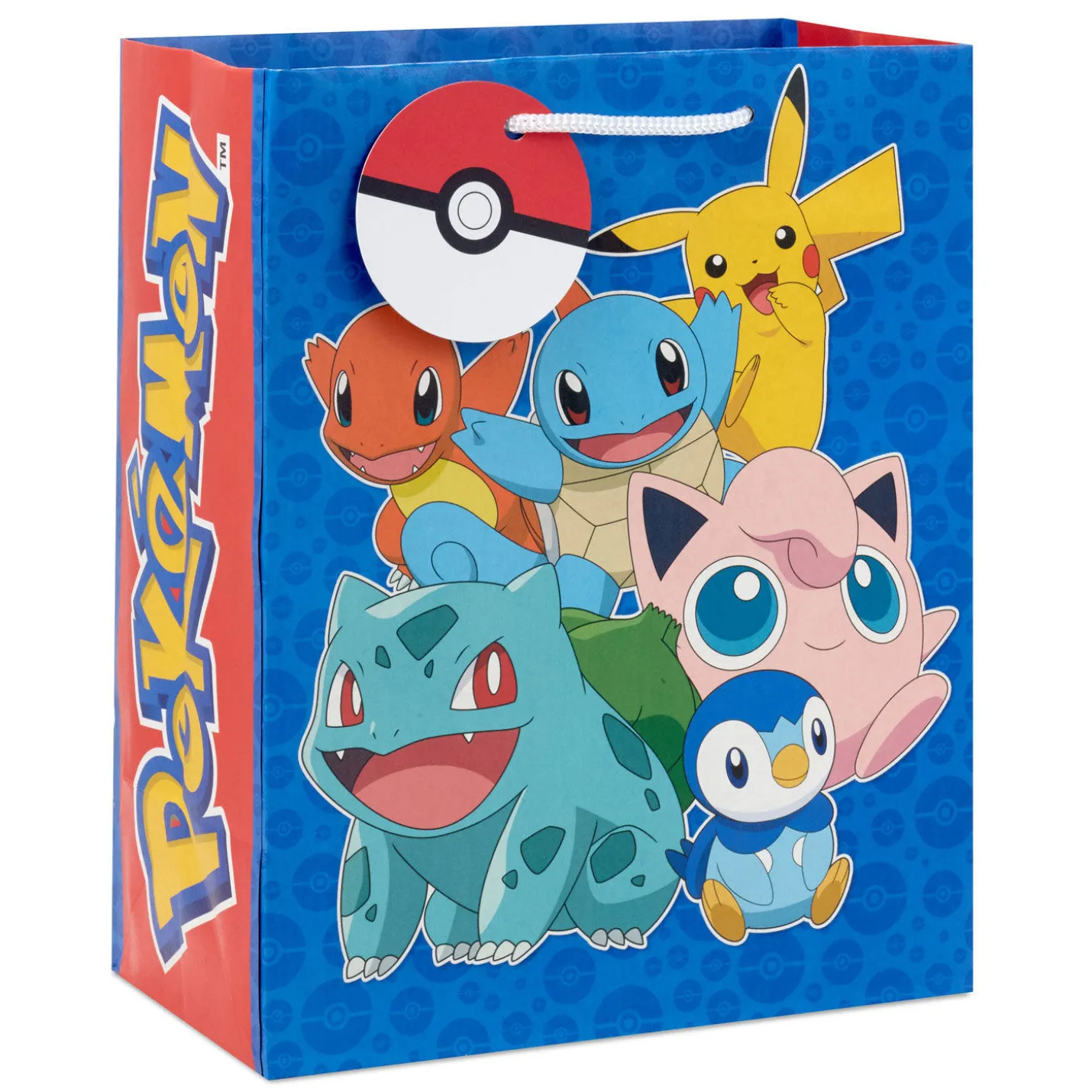 9.6" Pokémon on Blue Medium Gift Bag