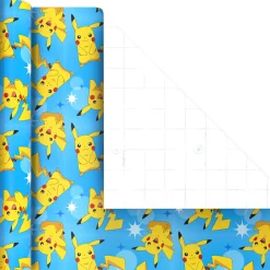 Pokémon Pikachu and Friends 3-Pack Wrapping Paper Mini Roll Bundle, 45 sq. ft. total