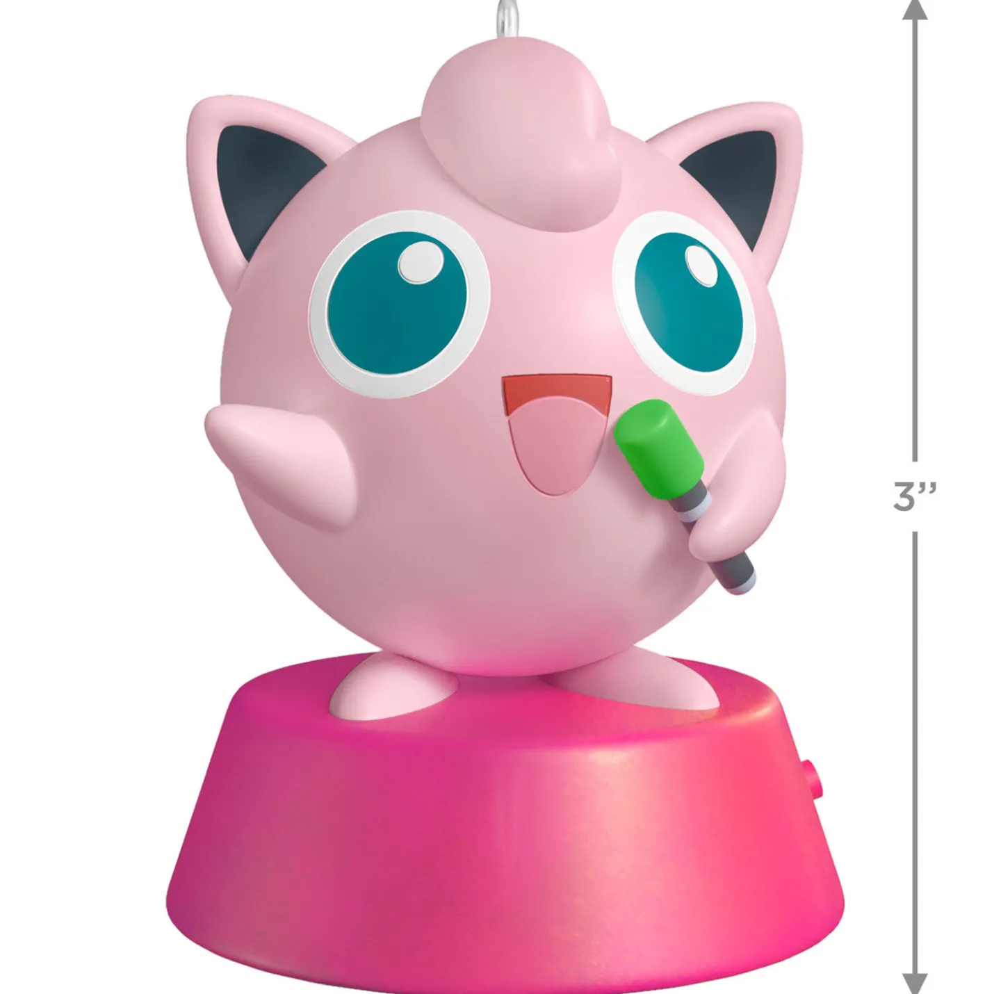 Pokémon Singing Jigglypuff Ornament With Sound