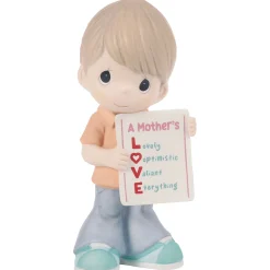 Precious Moments A Mother's Love Is Everything Boy Figurine, 4.8"