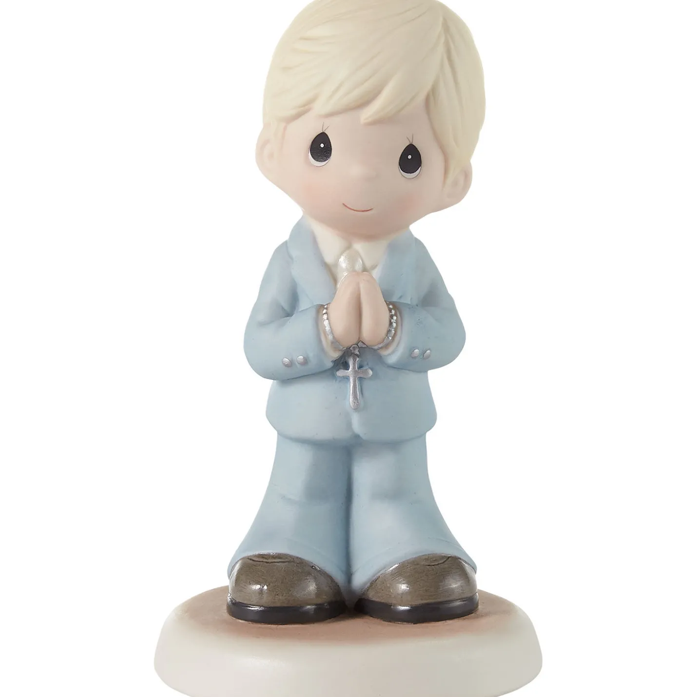 Precious Moments Blessings On Your First Communion Blonde Boy Figurine, 5.3"