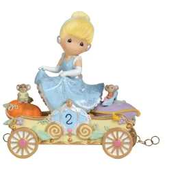 Precious Moments Disney "Bibbidi, Bobbidi, Boo—Now You're Two!" Cinderella Figurine, Age 2