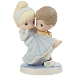 Precious Moments Disney Prince Charming and Cinderella Figurine, 5.51"