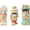 Precious Moments Following Yonder Star Three Kings Figurines, 3-Piece Set