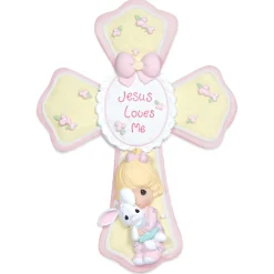 Precious Moments® Jesus Loves Me Cross for Girl
