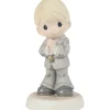 Precious Moments My First Communion Blonde Boy Figurine, 5.1"
