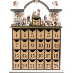 Precious Moments Nativity Advent Calendar With Mini Figurines and Storybook