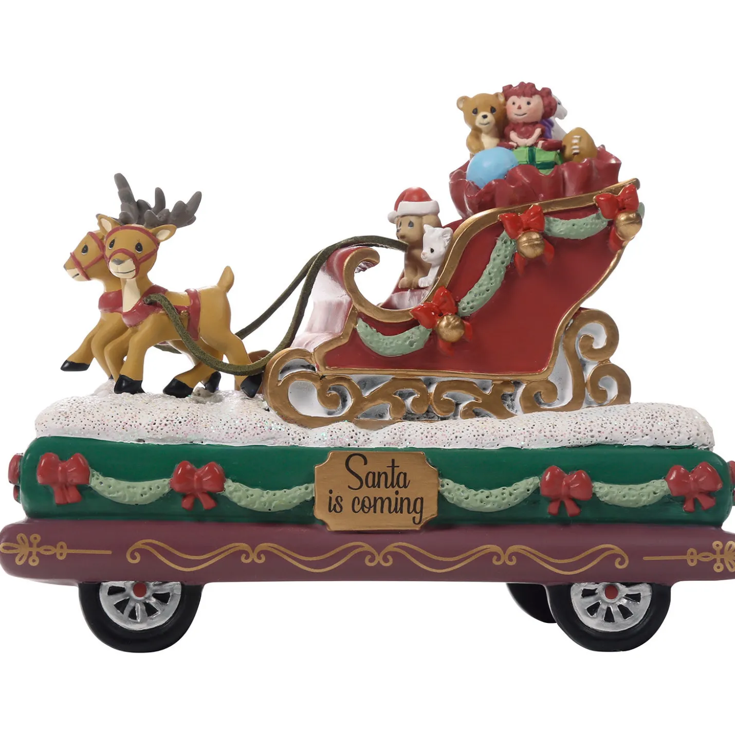 Precious Moments Santa Is Coming Figurine