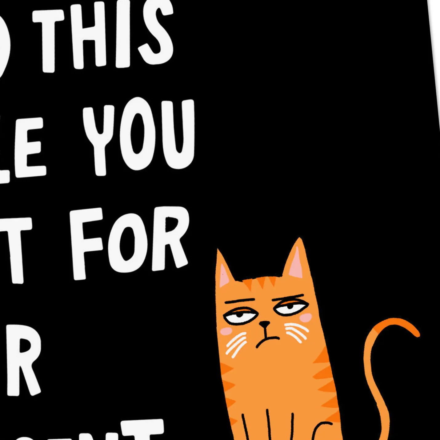 Pretend to Read This Funny Birthday Card
