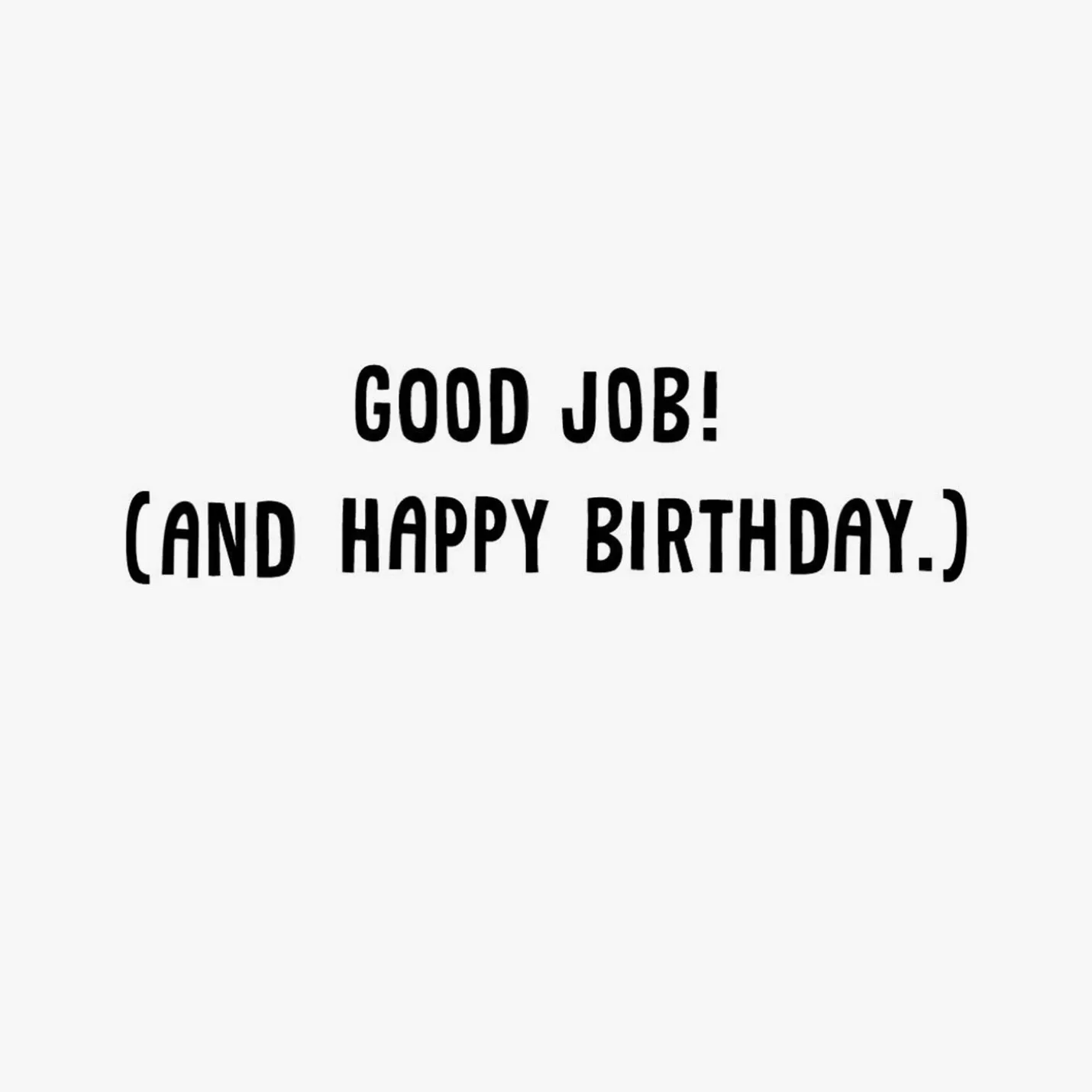 Pretend to Read This Funny Birthday Card