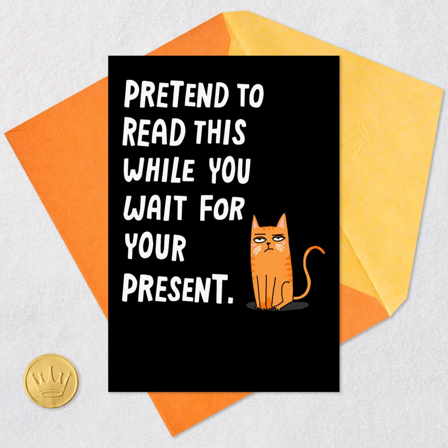 Pretend to Read This Funny Birthday Card