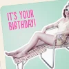 Pretend You're a Man Funny Birthday Card for Her