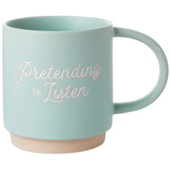 Pretending to Listen Funny Mug, 16 oz.