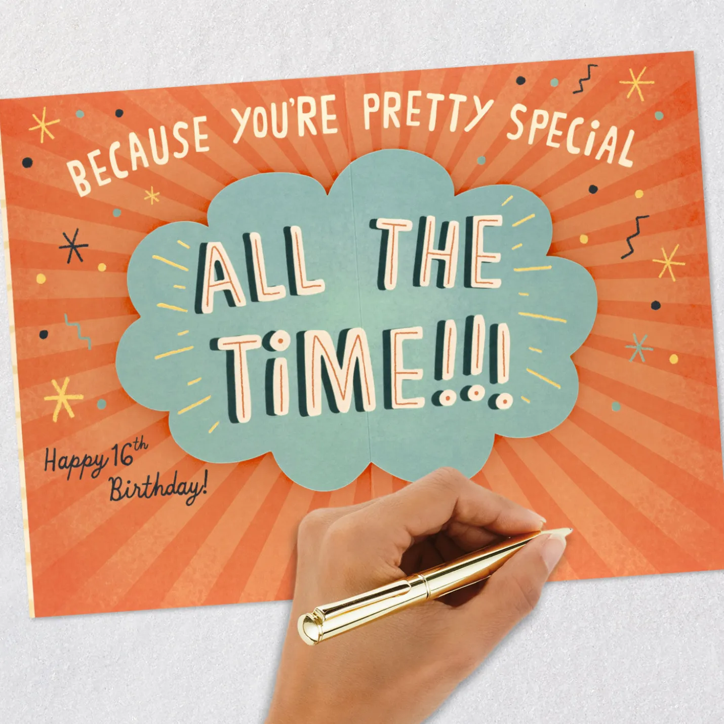 Pretty Special All the Time 16th Birthday Card