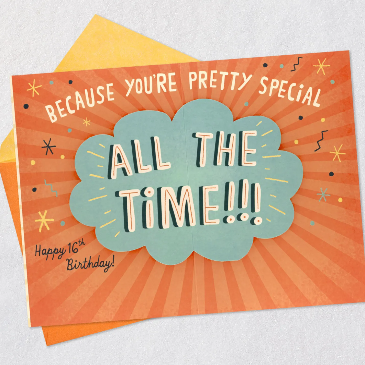 Pretty Special All the Time 16th Birthday Card