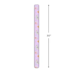 Pretty Butterflies on Lilac Wrapping Paper Roll, 20 sq. ft.