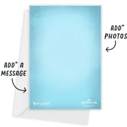 Pretty Floral Flat Hanukkah Photo Card