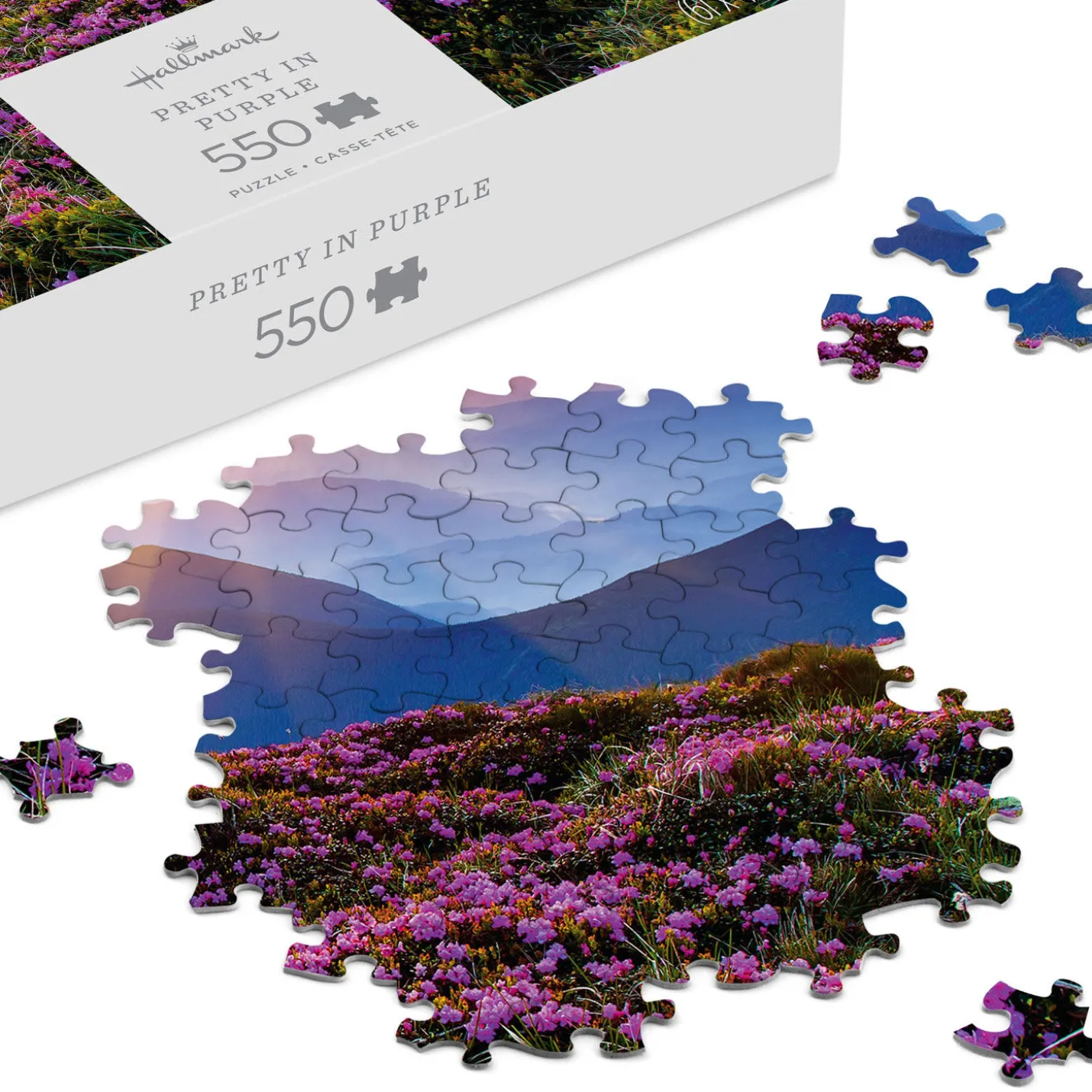 Pretty in Purple 550-Piece Jigsaw Puzzle