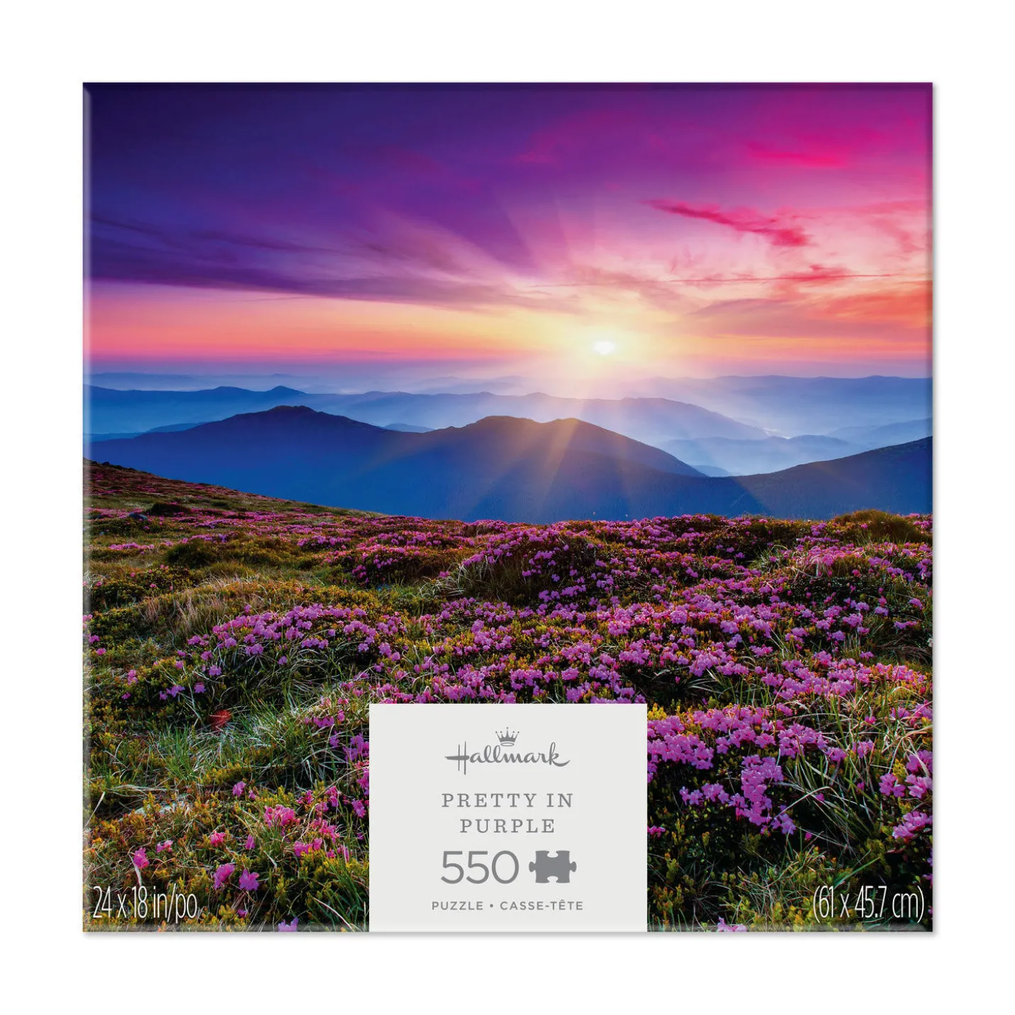 Pretty in Purple 550-Piece Jigsaw Puzzle