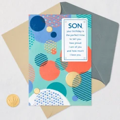 Pride and Love Funny Birthday Card for Son