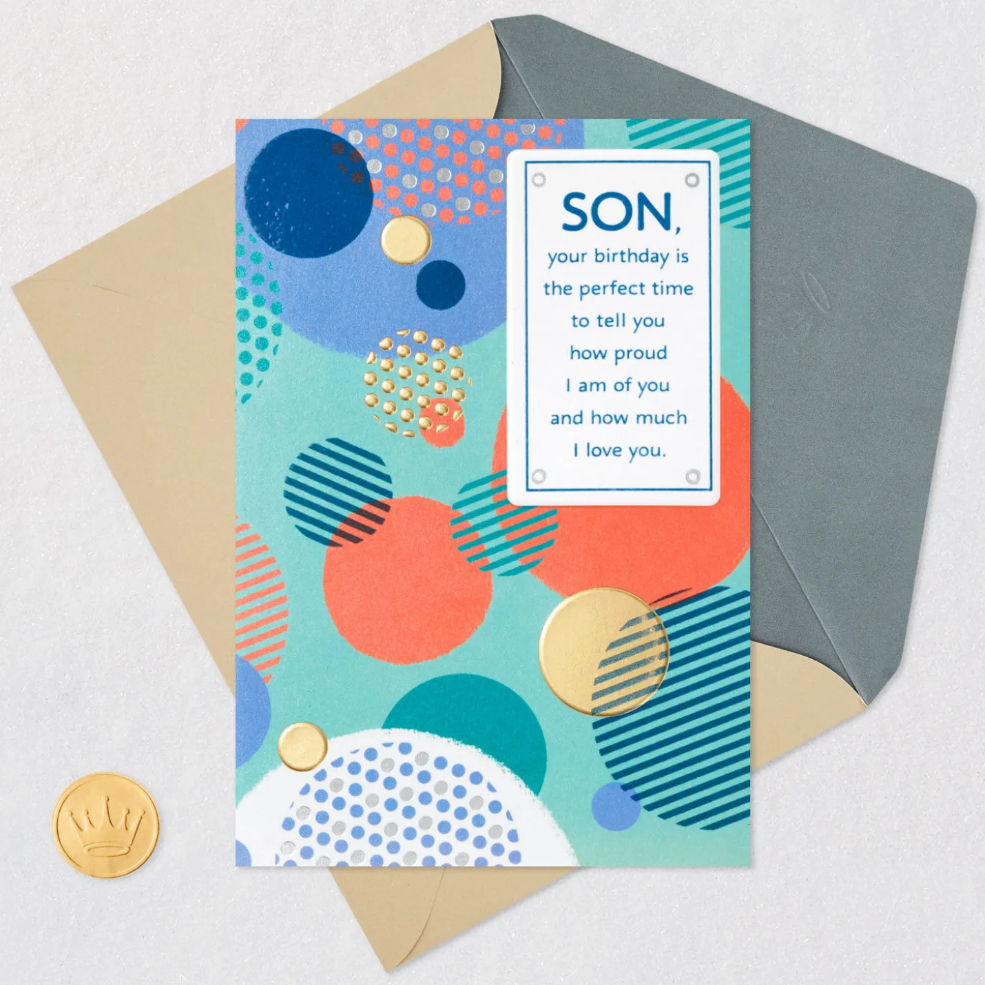 Pride and Love Funny Birthday Card for Son