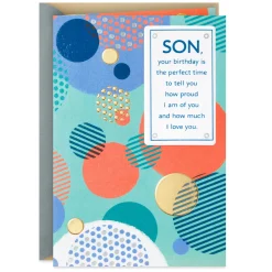 Pride and Love Funny Birthday Card for Son