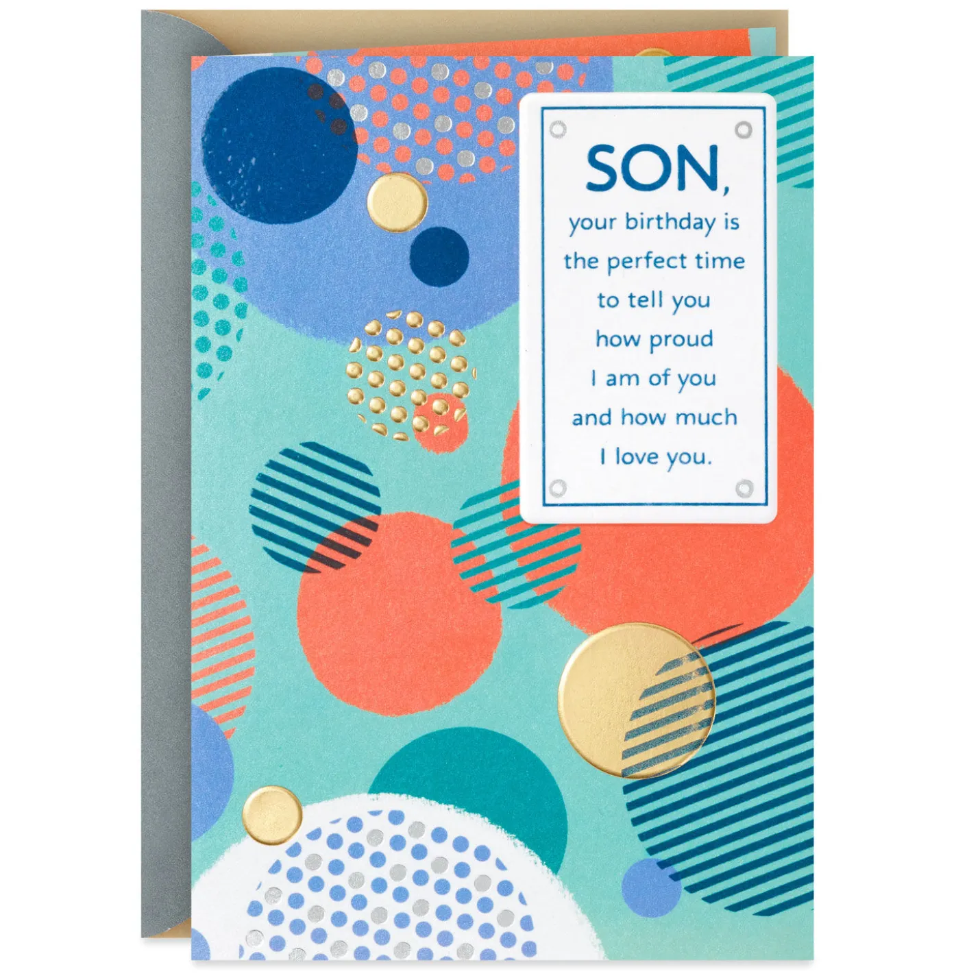Pride and Love Funny Birthday Card for Son