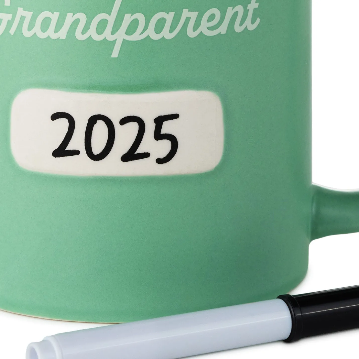 Promoted to Grandparent Personalizable Mug With Marker, 13.5 oz.