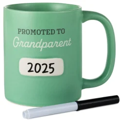 Promoted to Grandparent Personalizable Mug With Marker, 13.5 oz.