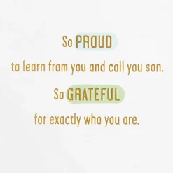 Proud of Exactly Who You Are Birthday Card for Son