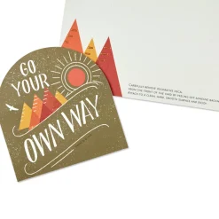 Proud of How You Find Your Own Path Birthday Card for Son With Decal