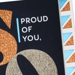 Proud of You Birthday Card for Son From Both