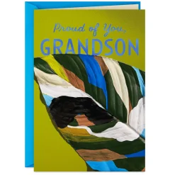 Proud of You, Grandson Birthday Card