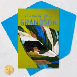 Proud of You, Grandson Birthday Card
