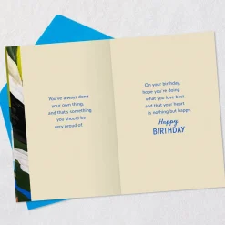 Proud of You, Grandson Birthday Card