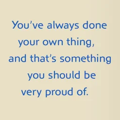 Proud of You, Grandson Birthday Card