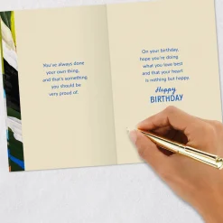Proud of You, Grandson Birthday Card