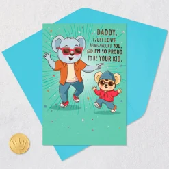 Proud To Be Your Kid Birthday Card for Dad