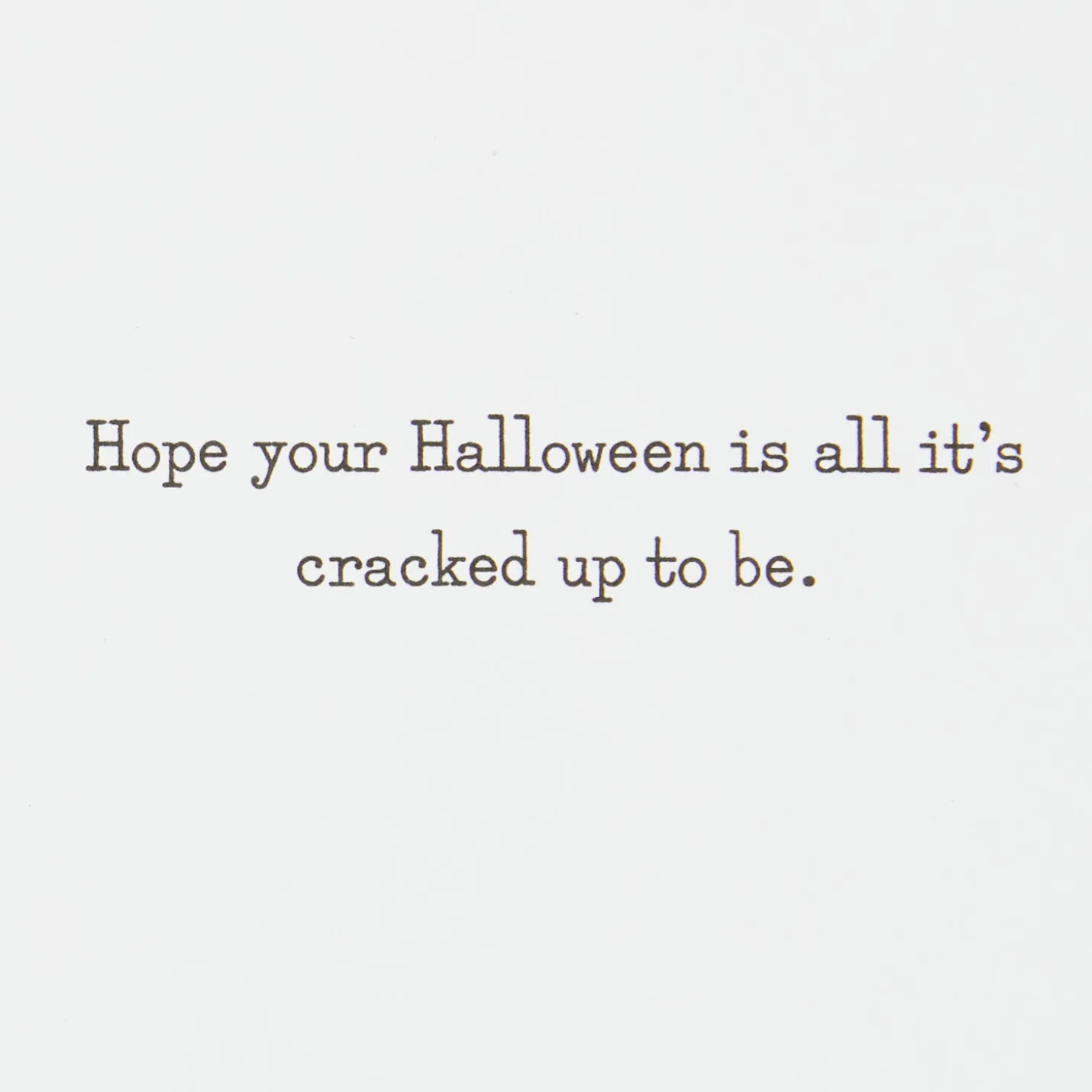 Pumpkin Butt Funny Halloween Card
