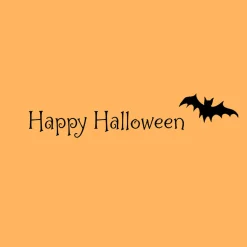 Pumpkin on Wrought Iron Fence Halloween Card